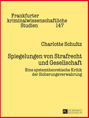 cover image of Spiegelungen von Strafrecht und Gesellschaft